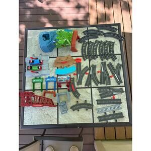Thomas & Friends Talking Thomas & Percy Toy Train & Track Set, Motorized Engines